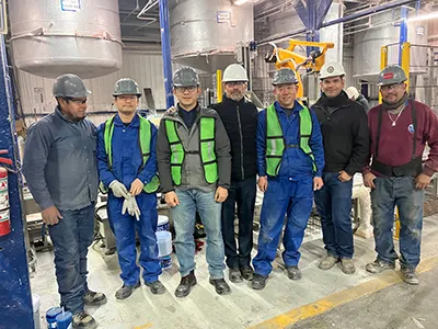 On-site service in Mexico