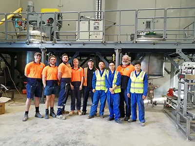 On-site service in Australia