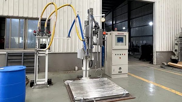 Semi-Automatic Filling Machine for IBCs, Drums, Pails and Totes